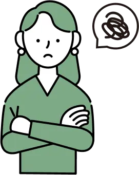 困った女性
